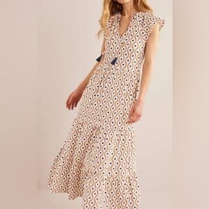 Boden Flutter Sleeve Maxi